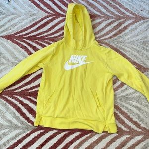 Nike yellow hoodie